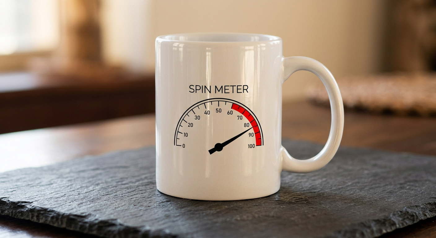 Spin Meter Mug concept product photo
